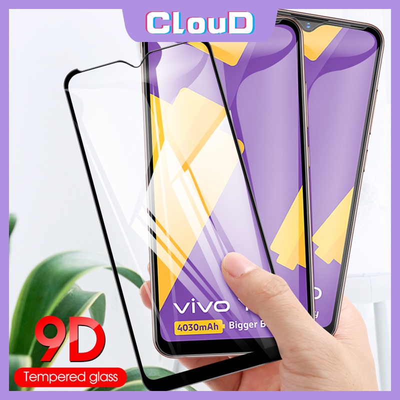 Pelindung Layar Tempered Glass 9D VIVO Y02s Y20 Y21 Y52 Y75 V21E Y16 Y22 Y35 S1 V23E V25E V23 Y02 Y76 Y73 Y33S Y72 Y21S Y17 Y11 Y15S Y15A Y51 Y31 Y30 Y01 Y12 Y15 Y12i Y91 Y93 Y91C