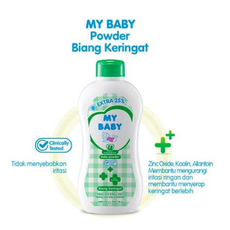 ❤ PAMELA ❤ MY BABY Powder | Telon Plus Biang Keringat bedak bayi 50 gr