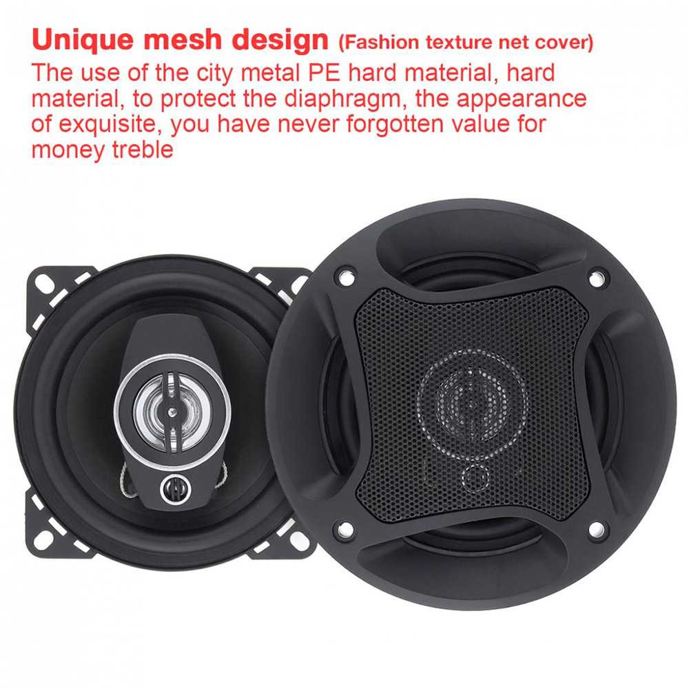 Pcinener Speaker Mobil HiFi 4 Inch 250W 2 PCS - TS-1072