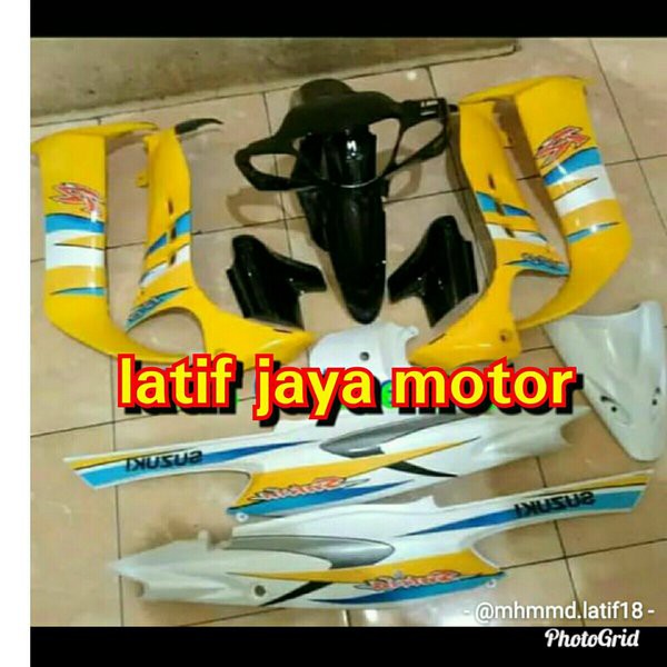 cover body satria hiu  .
