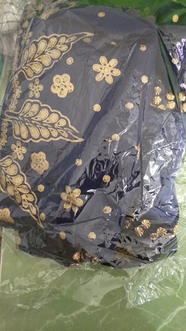 Set Coupel Gamis Matahari Navy Terbaru-couple Songket-set Batik Palembang-seragam Keluarga