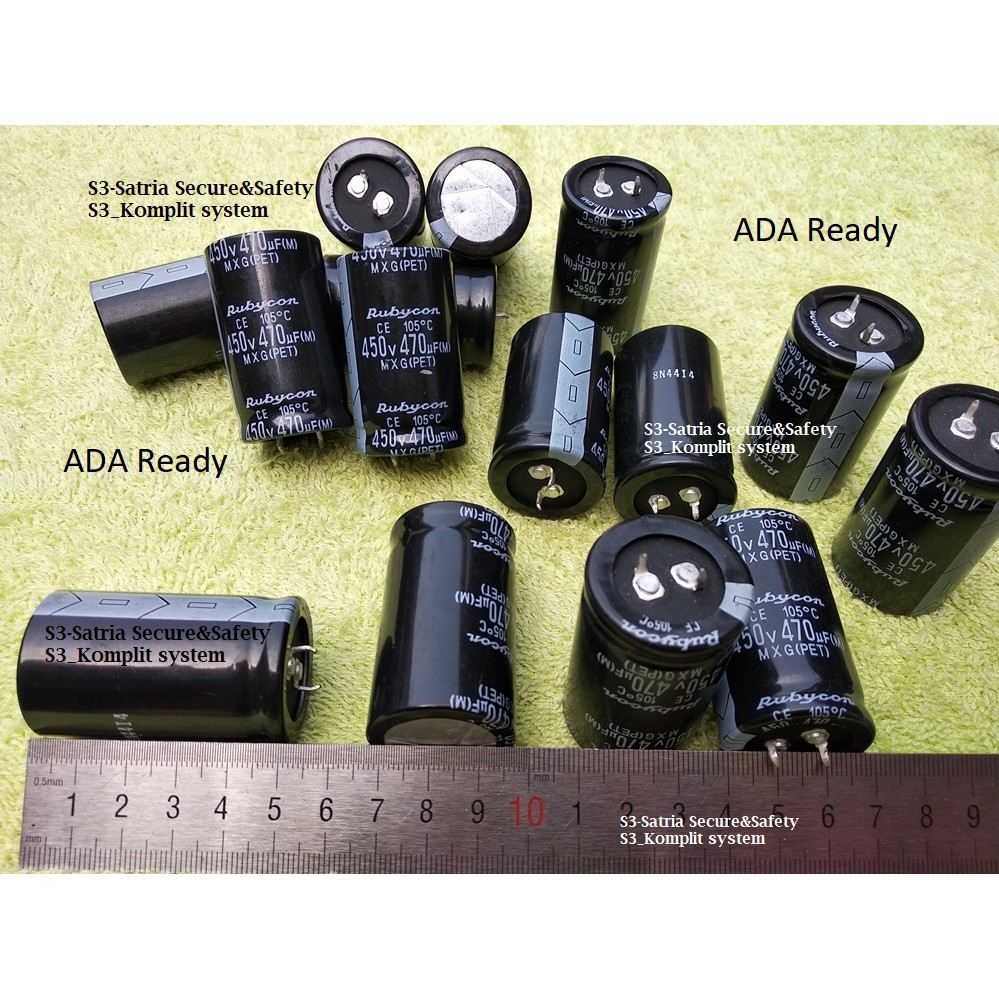 Rubycon Elco 470uf 450V Elko 470 uf 450 v