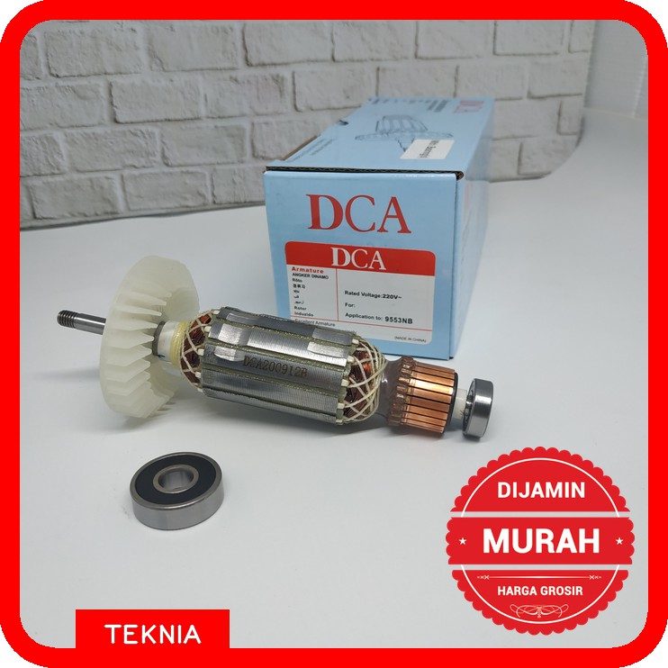 Armature Angker DCA 9553NB / Mesin Gurinda Tangan 4 Inch DCA