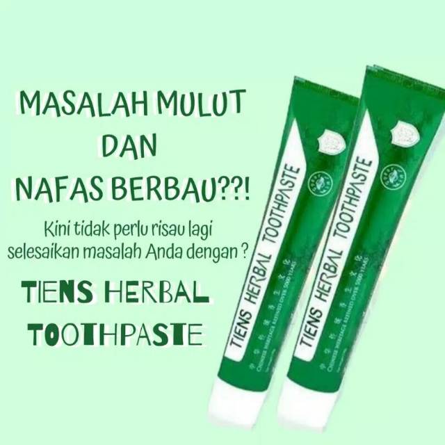 PASTA GIGI TIENS TIENS / ORECARE /TOOTHPASTE /TIENS HERBAL