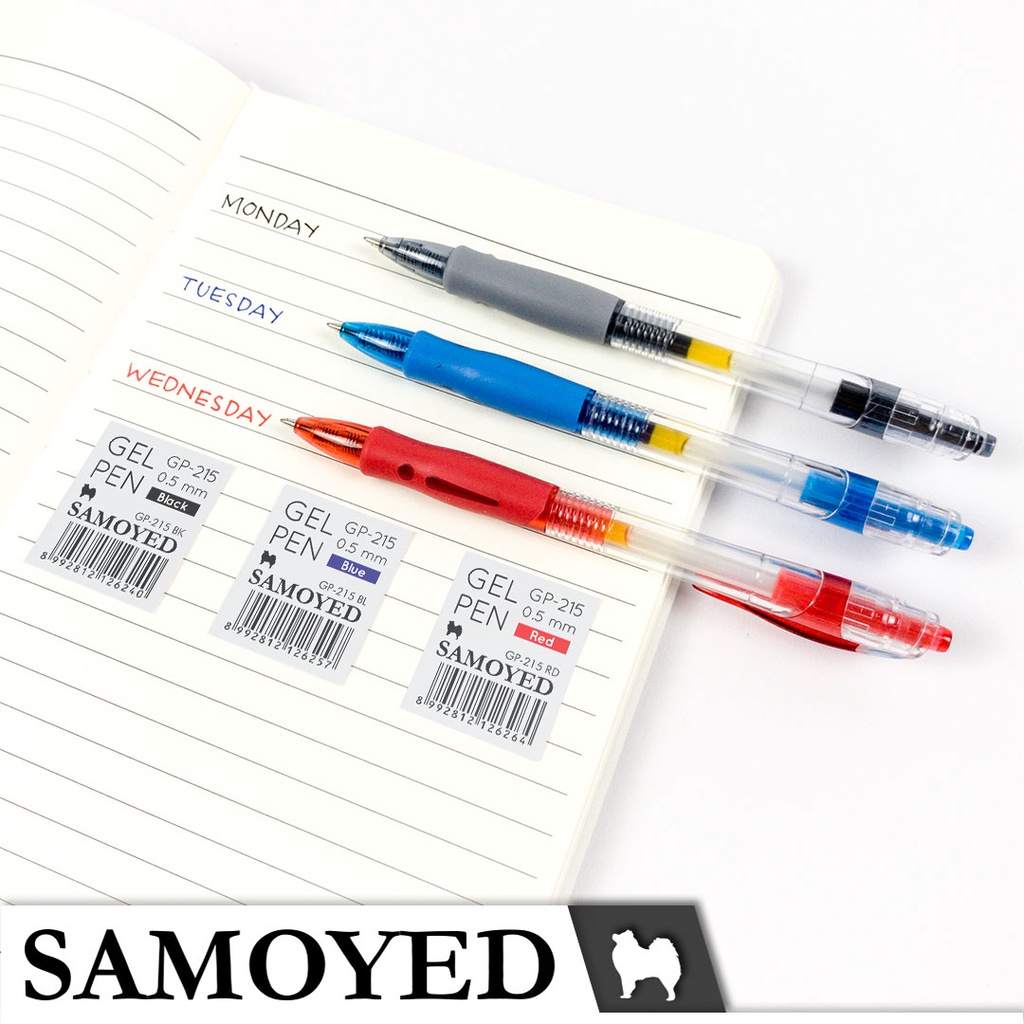 

Pulpen Mekanik / Cetek / Retractable Gel Pen Samoyed GP-215