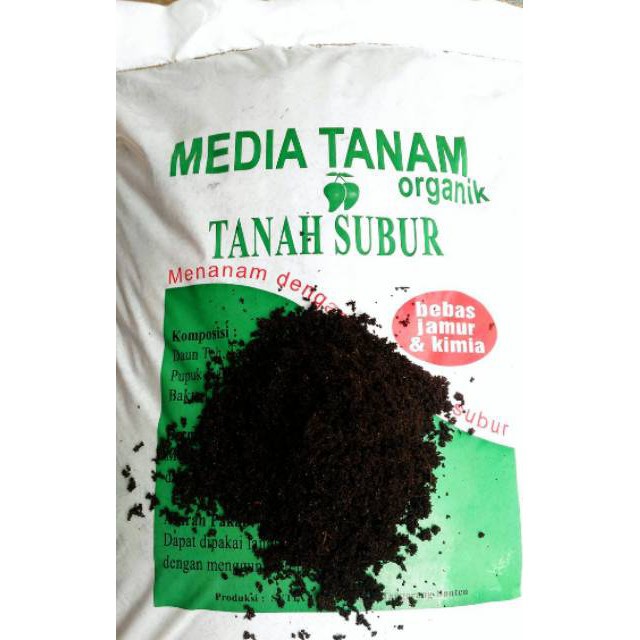 Media tanam tanah subur pupuk organik untuk tanaman