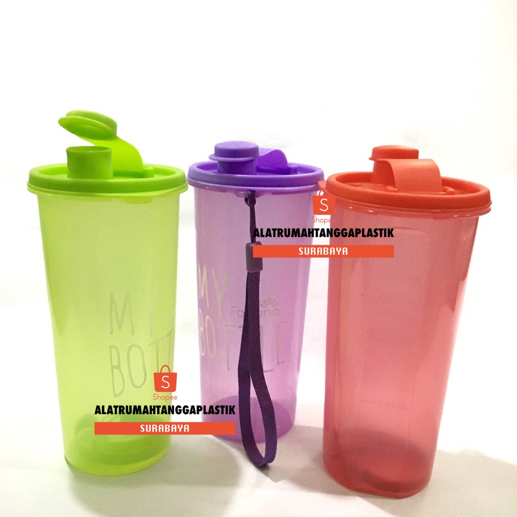 6 pcs My Bottle 600ml / Gelas + Tutup / Botol Plastik / Tumbler Plastik / Botol Souvenir / Botol Pol