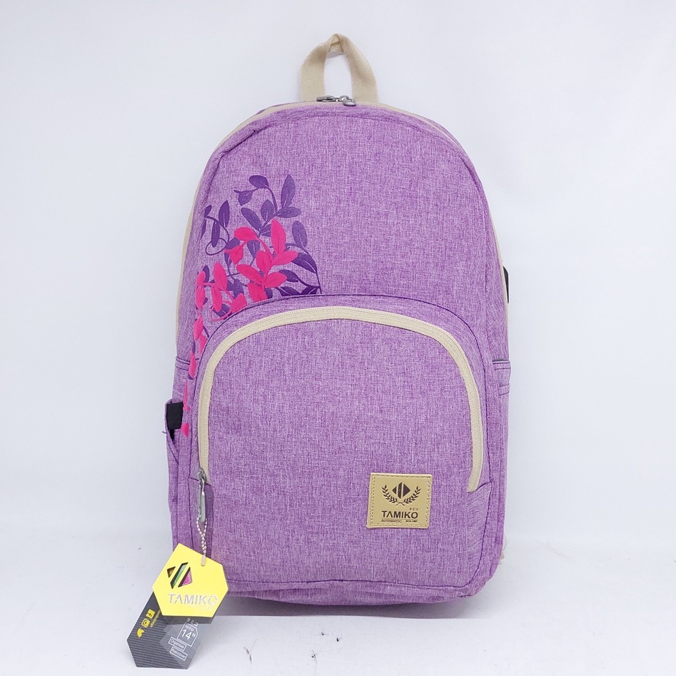 RANSEL LAPTOP TAMIKO / BACKPACK IMPORT TAMIKO FREE JAS HUJAN / TAS LAPTOP IMPORT TAMIKO ORIGINAL ASLI / TAS SEKOLAH SMP SMA KULIAH CEWEK MURAH BARU KUAT / TAS PUNGGUNG WANITA / STYLISH BAGPACK