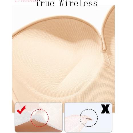 (gqdr -77) Tanpa Tali Non-slip Seksi Tak Terlihat Bra Push Up Tanpa Tali Jumbo Bra Pakaian Dalam Yan