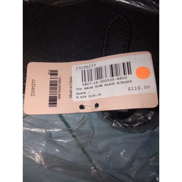 Tas Import ORI Tote bag Victoria secret amour Black