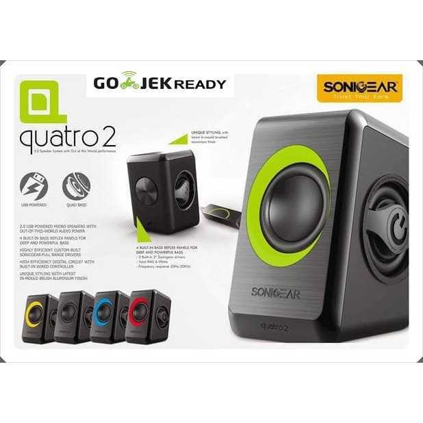 [Fzn] ~ SONICGEAR Quatro 2 - Speaker Mini SonicGear