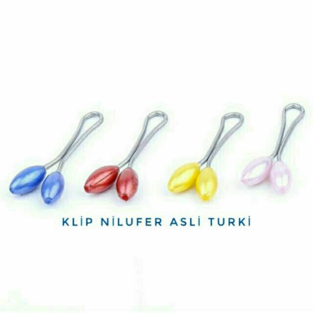 Klip Nilufer klip Jilbab Turki original Murah klip hijab jepit jilbab