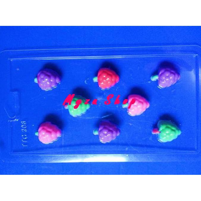 Termurah Cetakan Cokelat / Coklat Mika Ttc 208 Buah Anggur / Srikaya Praline | Geraibajushops