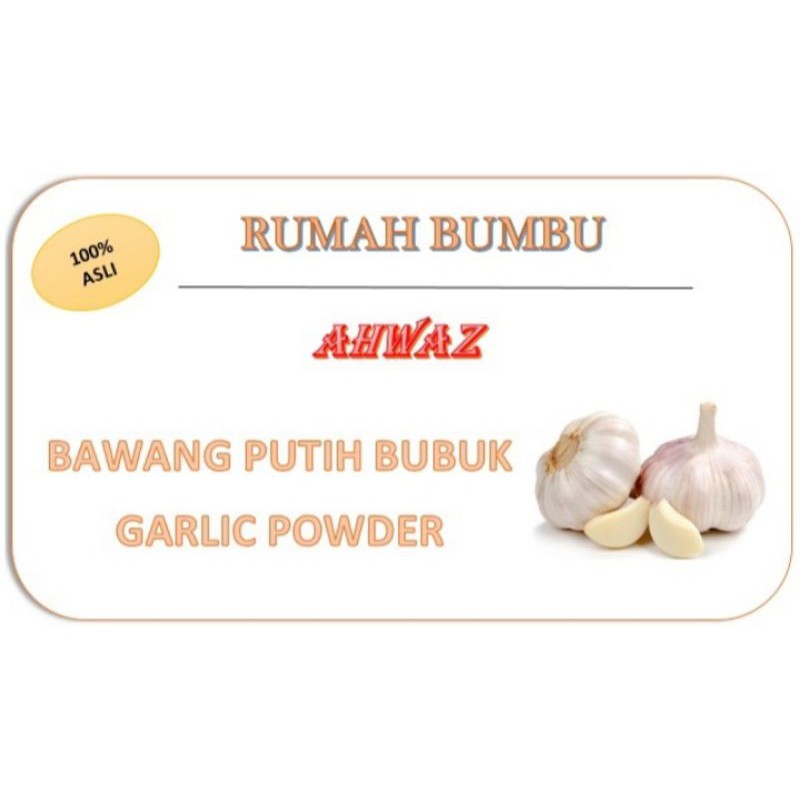 

BAWANG PUTIH BUBUK (GARLIC POWDER) 100℅ ASLI