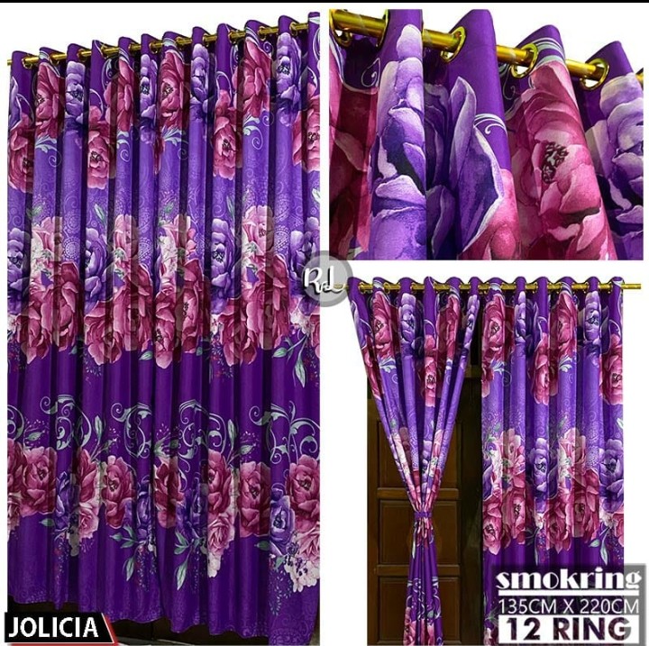 Gorden Smokring Korden Homemade Smokering Ring 12 Motif Purple Shabby