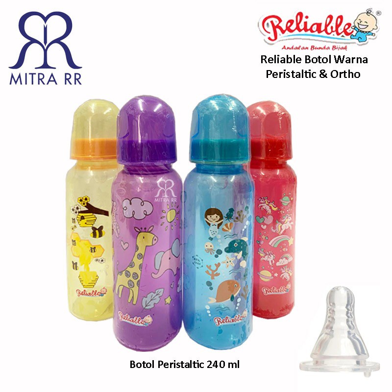 Reliable Botol Susu Warna Peristaltic Orthodentic 60ml