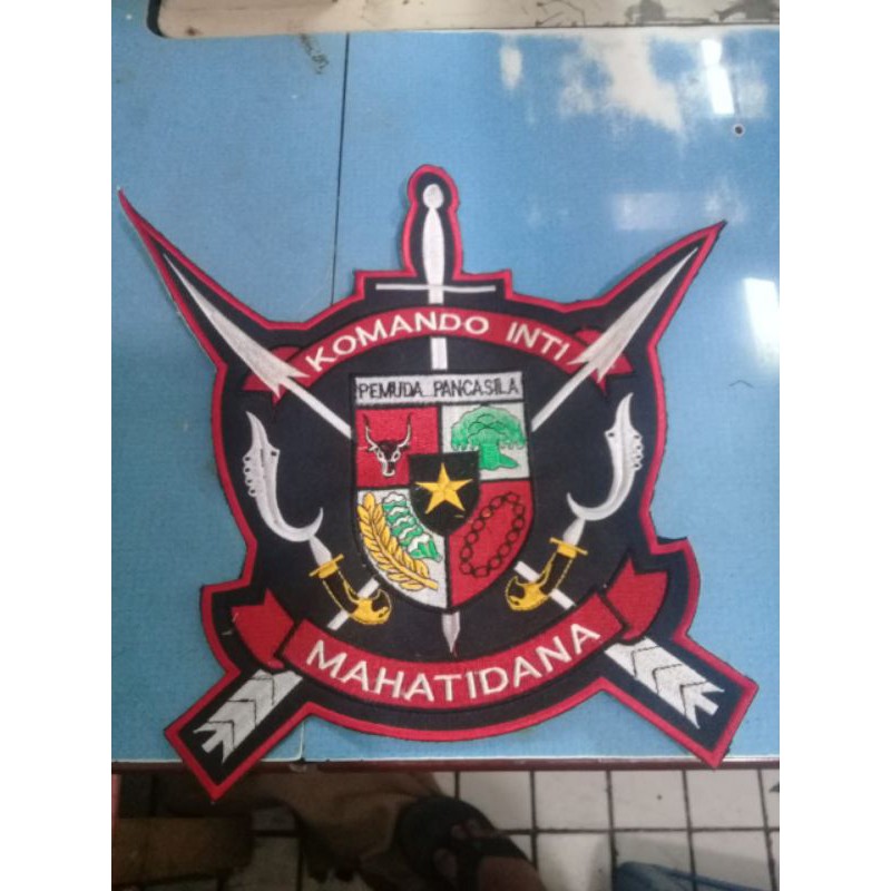 bordiran logo pemuda pancasila bordir pp