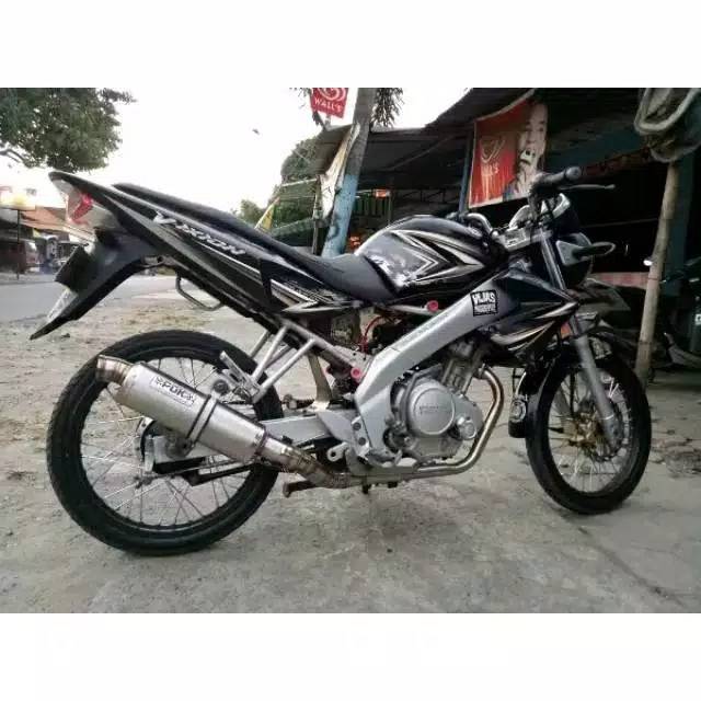 Knalpot pdk oval for viksen pdk oval 30cm Vixion