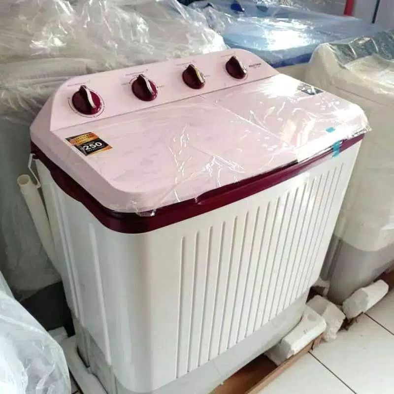 MESIN CUCI 2 TABUNG POLYTRON PWM 9366 mesin cuci 2 tabung 9kg