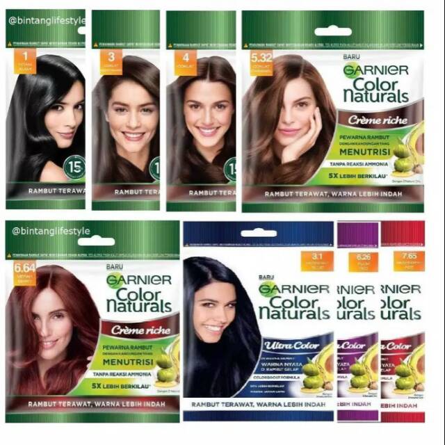 Garnier pewarna rambut sachet