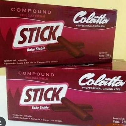 

colatta chocostick bahan kue 1,2 kilogram