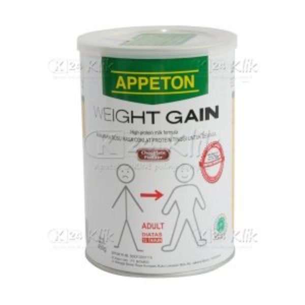 

Appeton Weight Gain Adult Coklat 900 gr