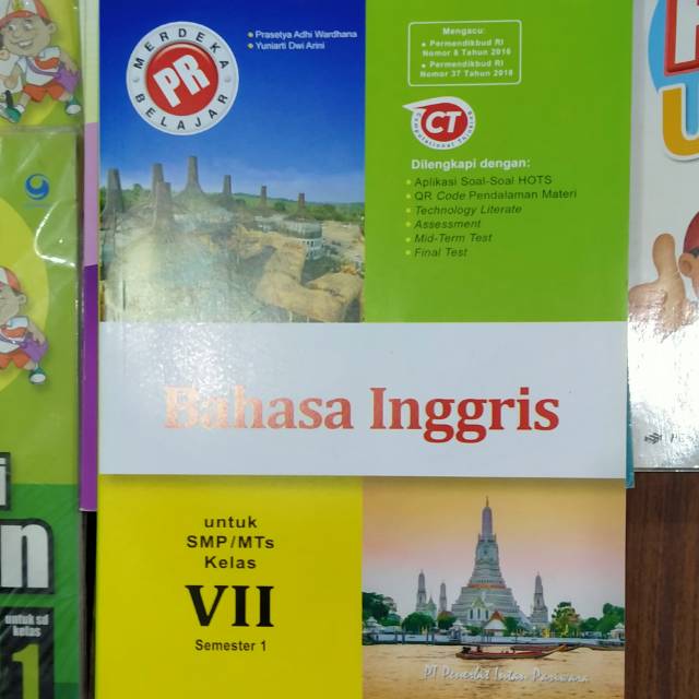 Buku Soal Pr Bahasa Inggris Smp Kelas 1 7 Semester 1 Kemendikbud New Shopee Indonesia