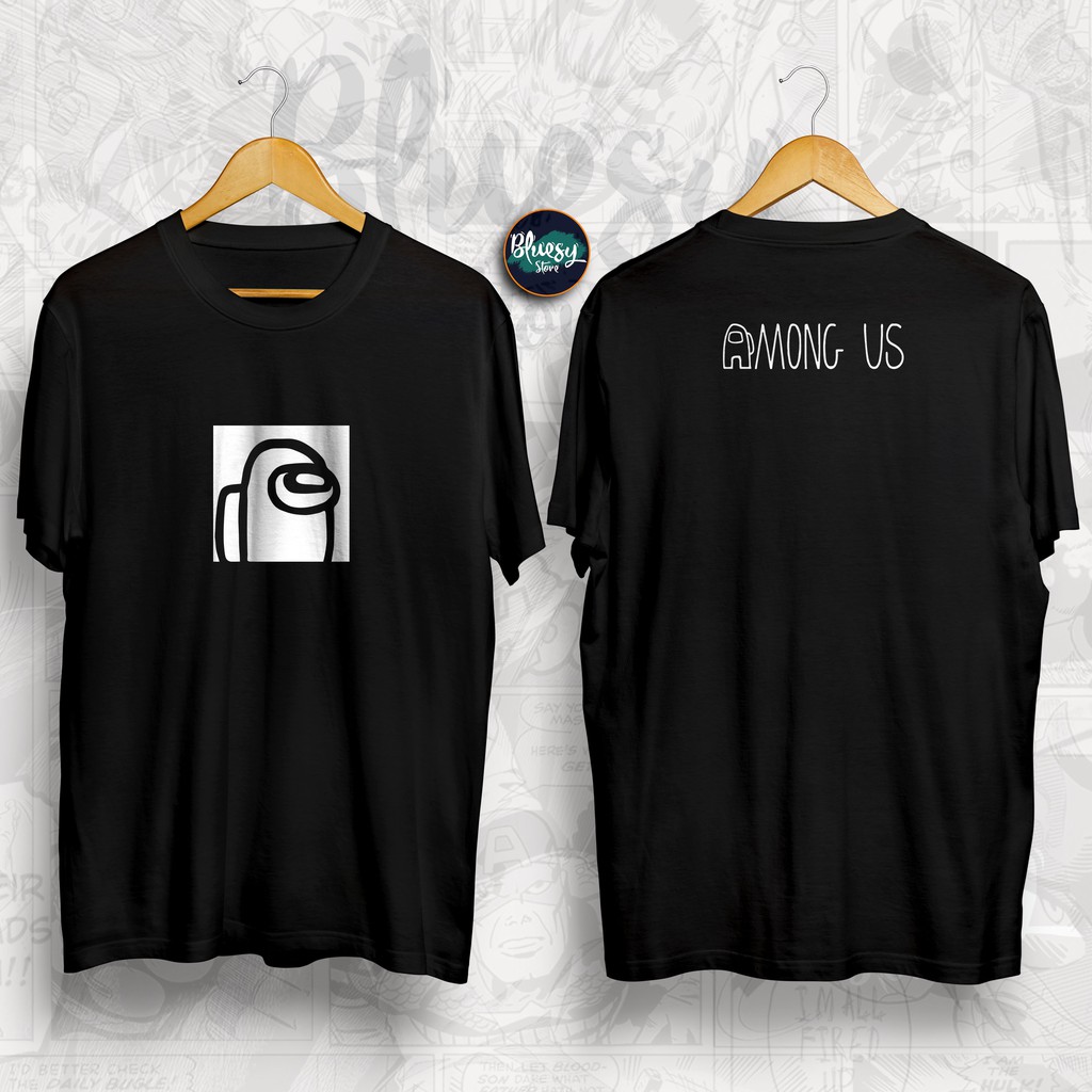 Kaos GAME AMONG US LOGO AND CHARACTER WEREWOLF SABOTEUR / T-SHIRT AMONG US BAJU GAMERS