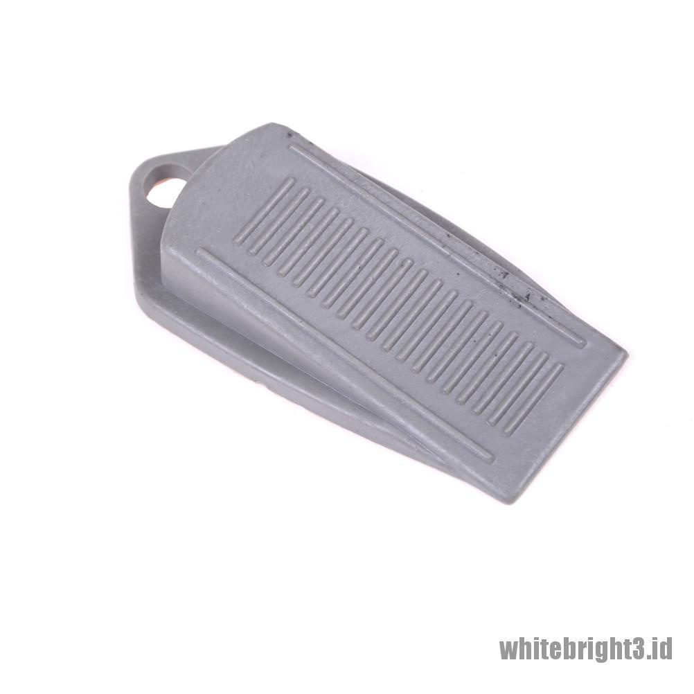 ❤White3 Warna Putih❤ Stopper Pintu Bahan Karet Untuk Mencegah Terjepit