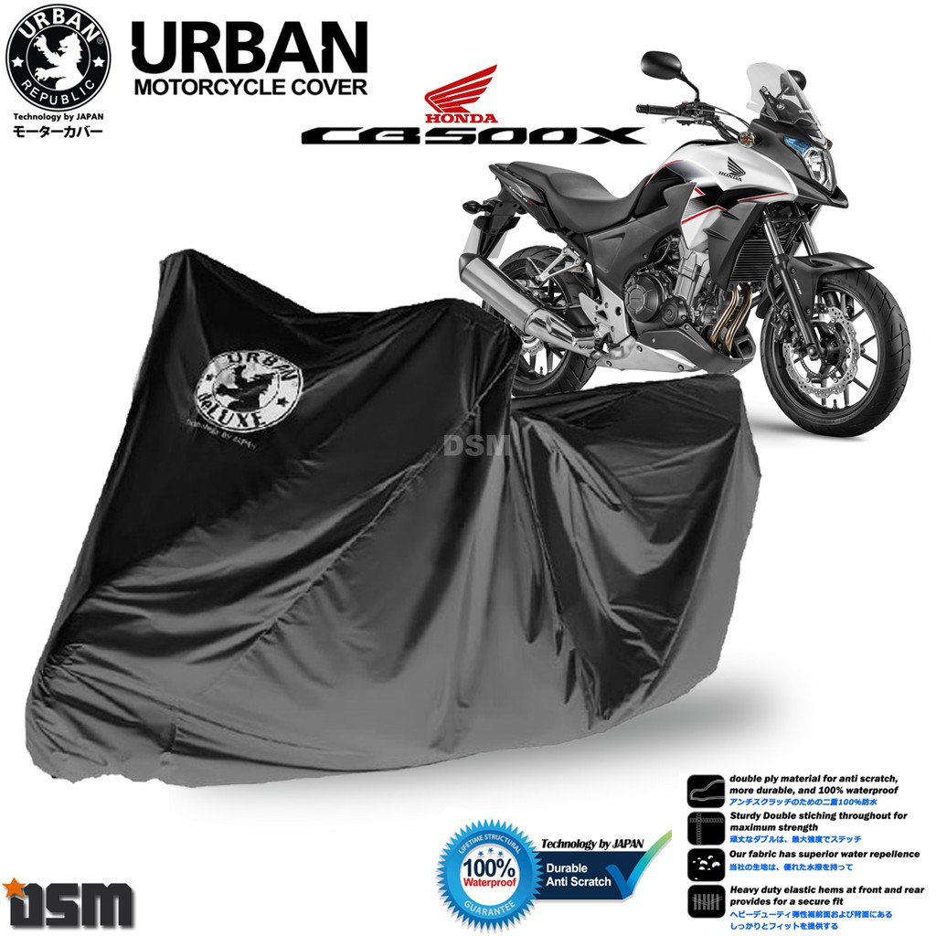 Urban / Cover Motor Honda CB500X 100% Waterproof / Aksesoris Motor CB500 / DSM