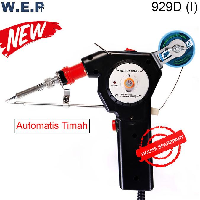 WEP 929D (I) Automatic Welding Auto Feeding Solder Gun Pengumpan Timah