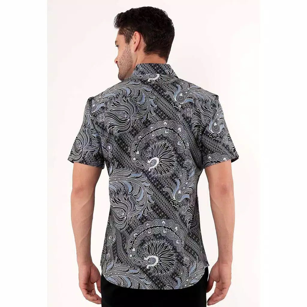 Maginot Kemeja Batik Pria Rama-ss Lengan Pendek