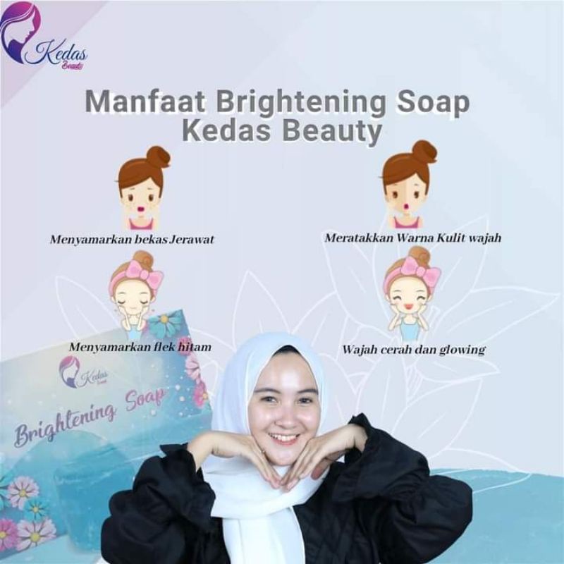 SABUN KEDASBEAUTY BRIGHTENING SOAP ORIGINAL 100% AssssLLLiiiiiii-7