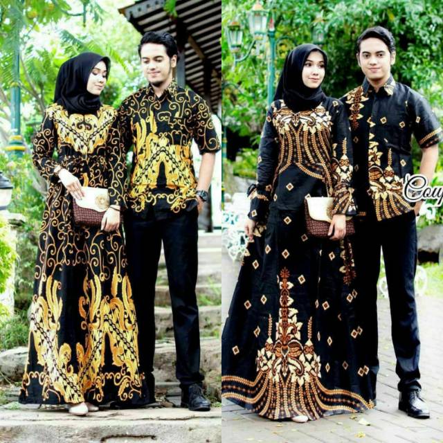 Baju Gamis Batik Couple Terbaru iBahani iKatuni iHargai 