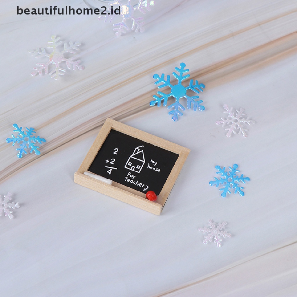 (Beautifulhome2.Id) 1pc Miniatur Papan Tulis Mini Skala 1: 12 Untuk Aksesoris Kamar Anak Diy