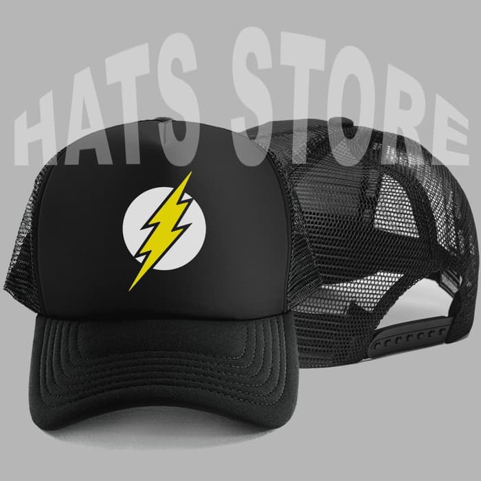 Topi Trucker Logo The Flash