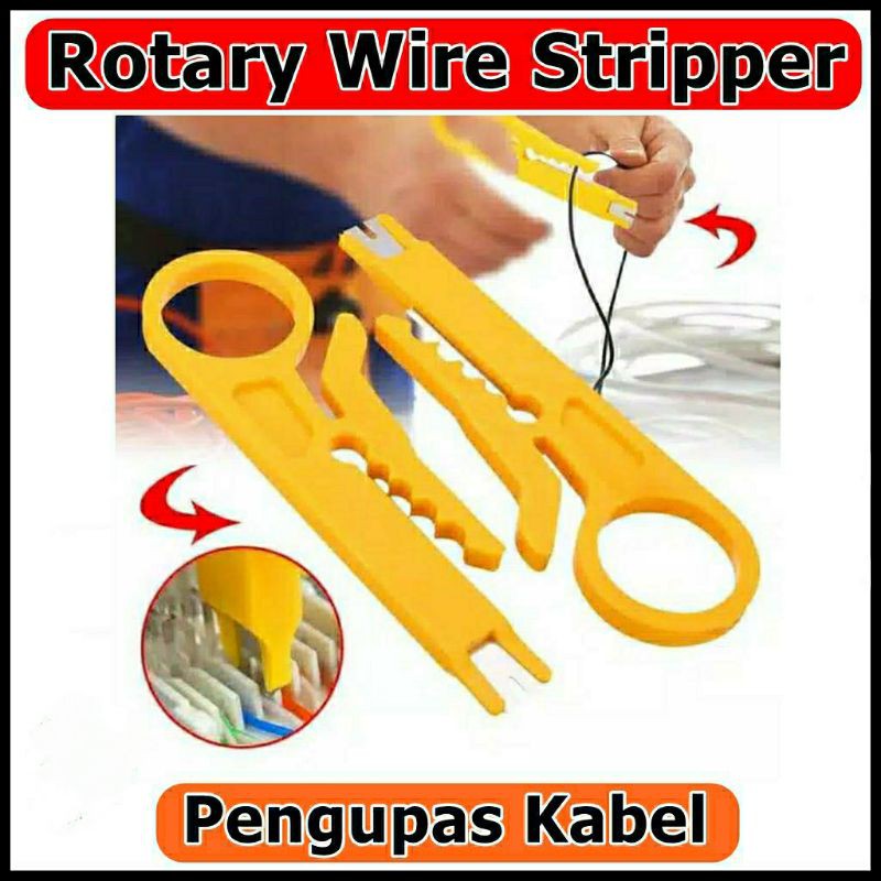 Rotary Wire Stripper Pengupas Kulit Kabel Cable untuk reparasi