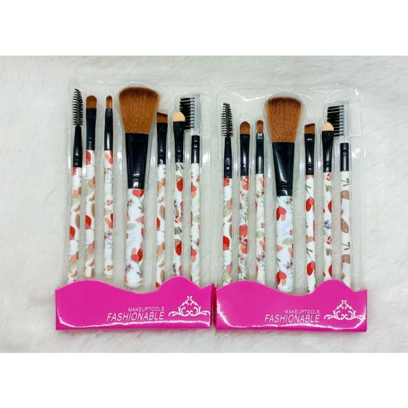 KUAS SET ISI 7 SENIOR MAKE UP BRUSH PINK