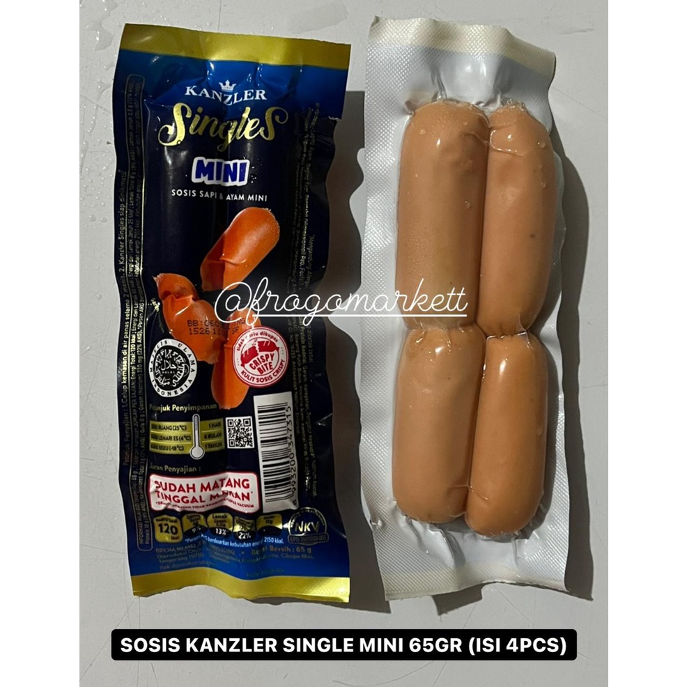 

Sosis Kanzler Single Mini 65gr