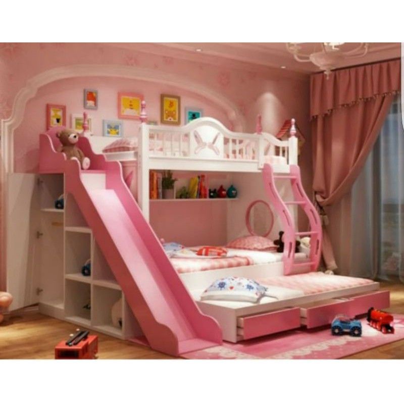 tempat tidur anak perempuan