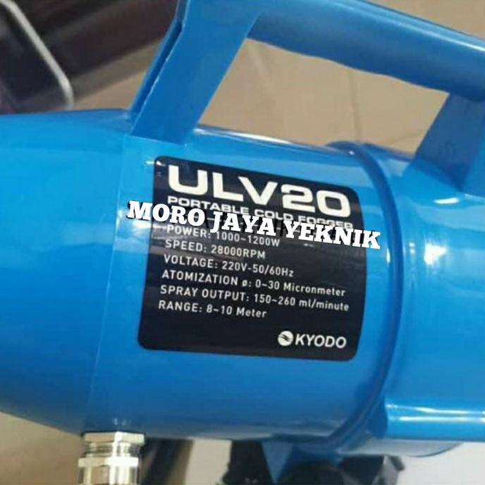 Sprayer Fogging Uap Kyodo Ulv 20 Ulv Cold Fogger Mesin Semprot Listrik