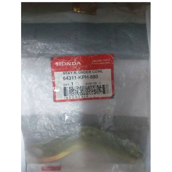 Besi Tebeng Sayap Bawah Kanan Dudukan Cover Mesin Kanan (R) Stay Under Cowl Karisma 64311KPH880 Part