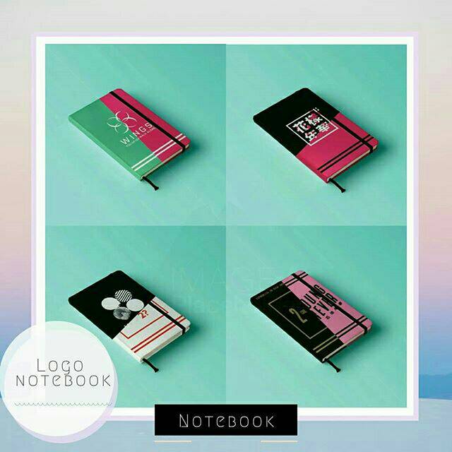 

BTS NOTEBOOK LOGO