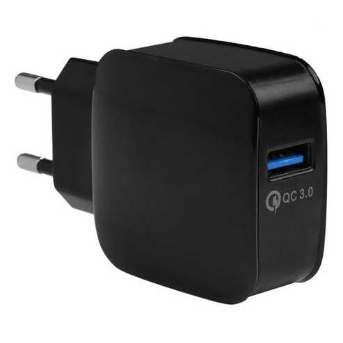 Taffware Wall Charger USB 1 Port QuickCharge 3.0 - BK-370-Hitam