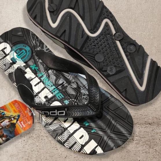 Terbagus.. SANDAL ANDO TRIATHLON/ SANDAL ANDO DISTRO PRIA PREMIUM/SANDAL ANDO ORIGINAL