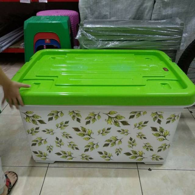 Container box cb 95 Naiba motif bunga