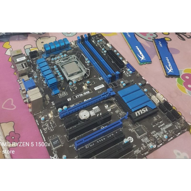 paket mobo + processor core i5 2550k 3,4 Ghz dan MSI Z77A-G43 + vga 2gb gt 610 MSI