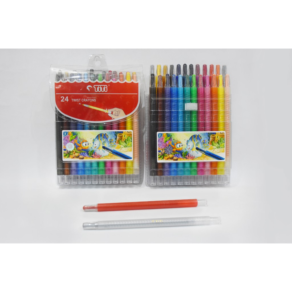 

Crayon Titi Putar Panjang 24 warna