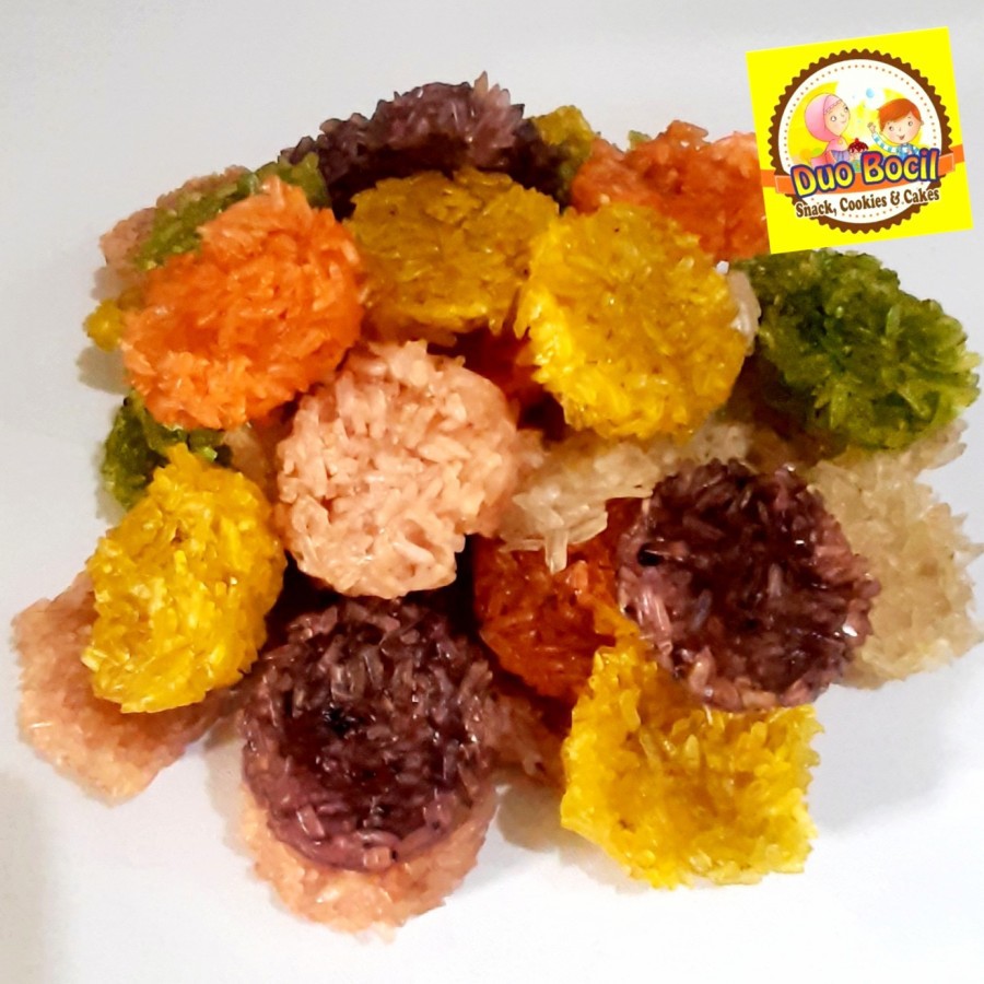 

Rengginang Mini rasa Gurih (isi 40-45 pcs) Asli Bogor - Duo Bocil Snack