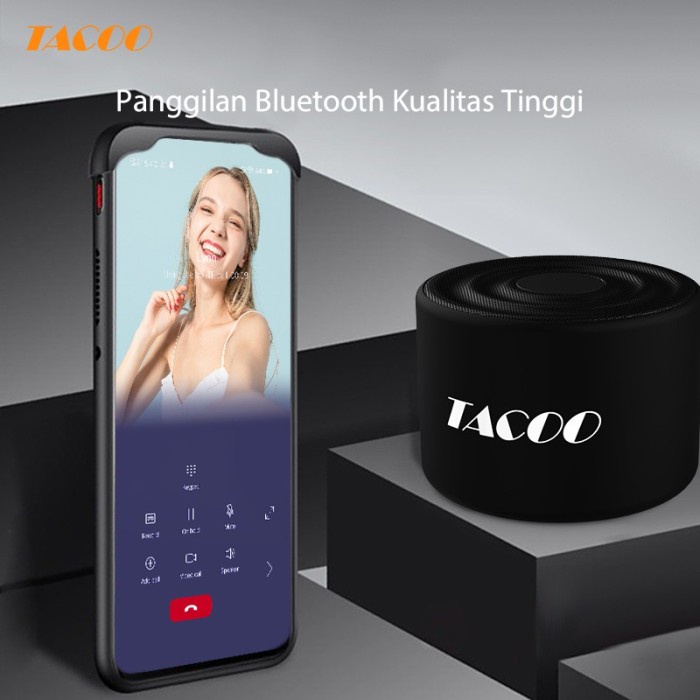 Speaker Mini BPM03 - New TACOO Bluetooth Wireless Speaker Mini Radio Baterai 1200mA(B1B6) Speaker Mi